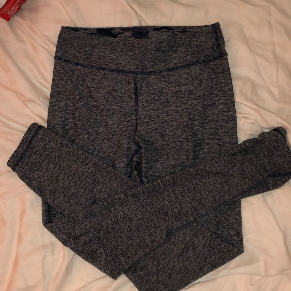 grey/blue reversible leggings